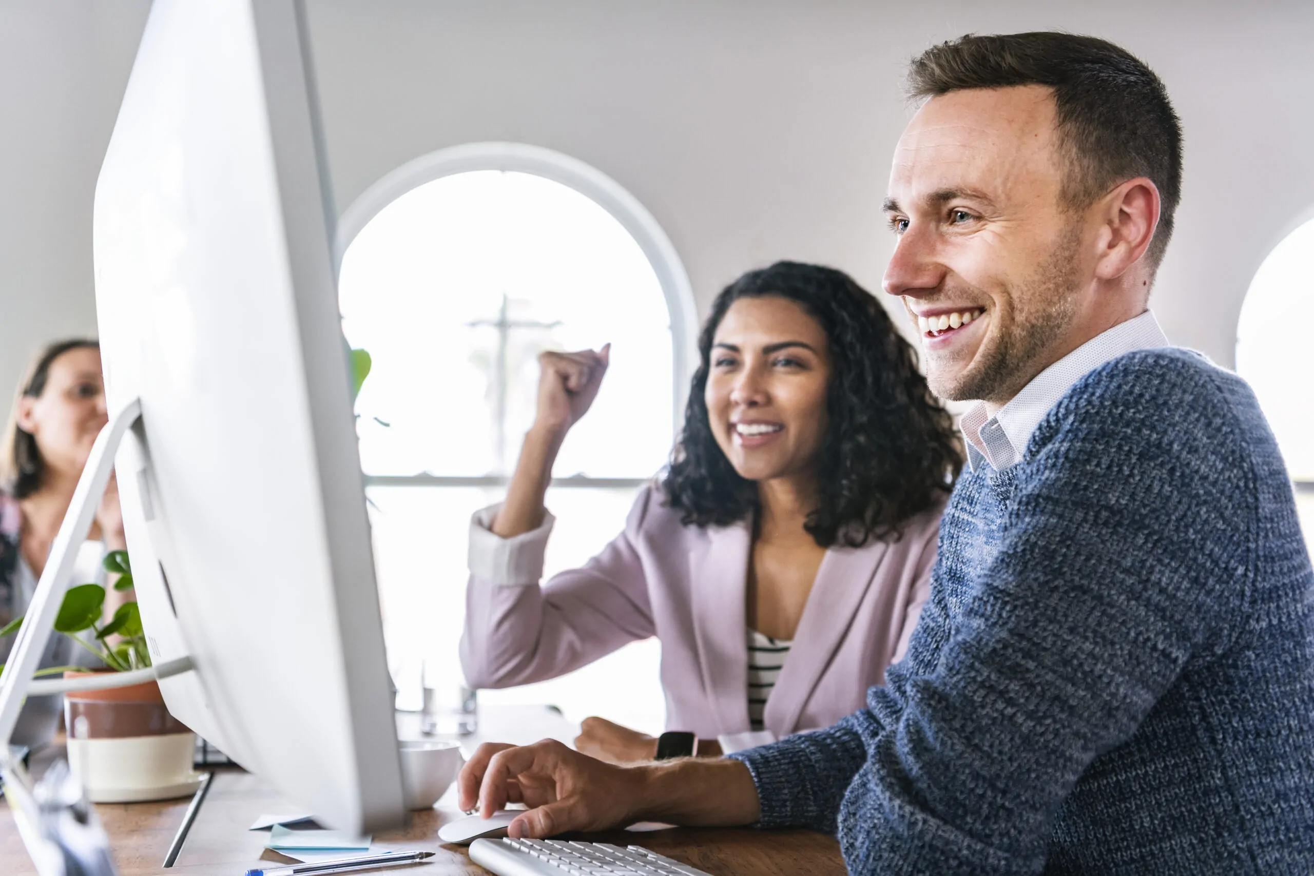 happy colleagues at work 2025 02 09 23 09 45 utc